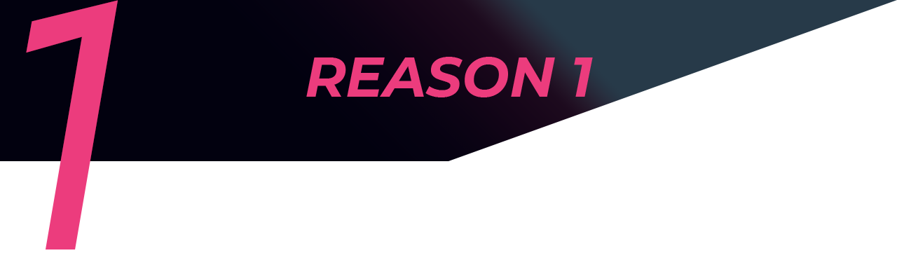 Reason 1 - TRUSTABLE DESIGN